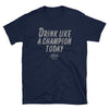 Drink Like a Champion T-Shirt (Navy/Grey)